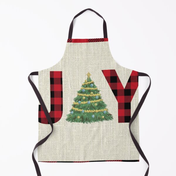 Item preview, Joy Christmas Tree with Plaid Letters designed and sold by Lacy Sciple.