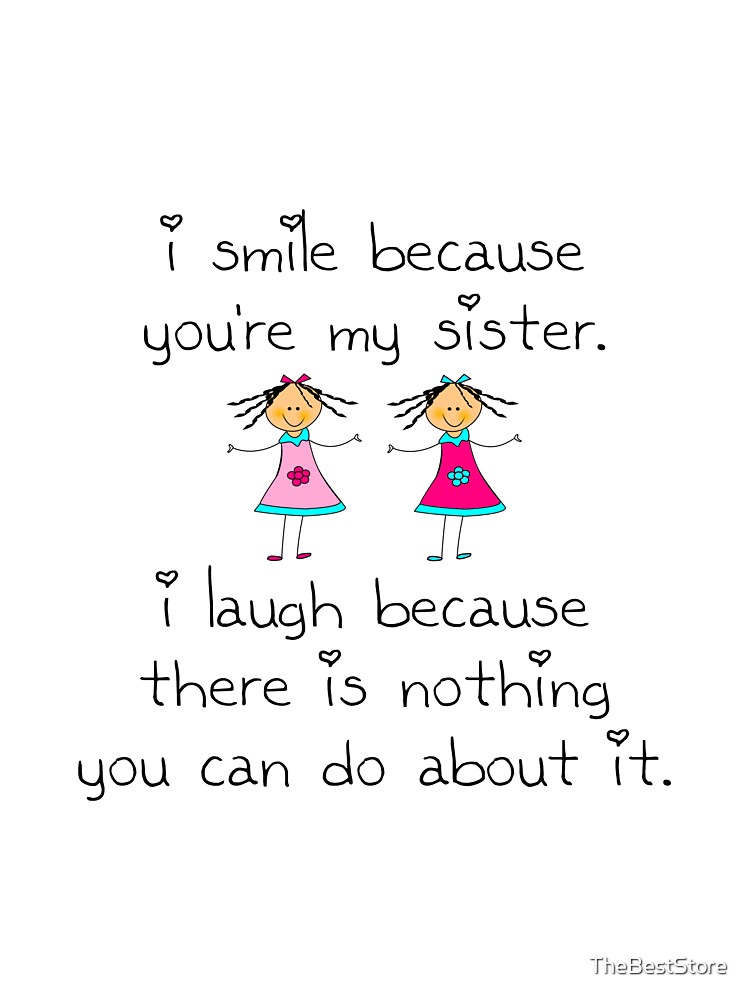 Sister in Law Funny Gift Coaster I Smile Because You/'re My Sister in Law