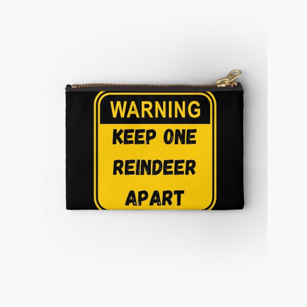 Item preview, Keep One Reindeer Apart Warning designed and sold by TrendingTees4u.
