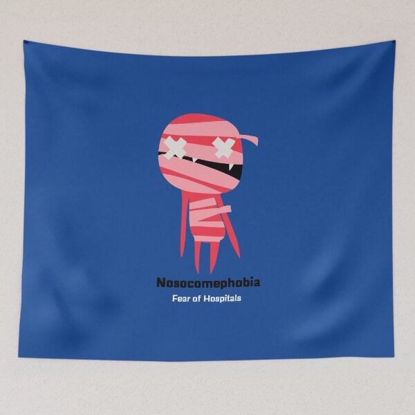 Item preview, Nosocomephobia - Fear Of Hospitals designed and sold by PhobiaStore.
