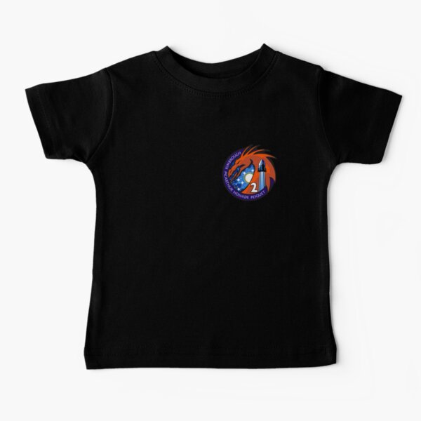 Patch NASA avec logo de mission Spacex Crew-2 T-shirt bébé