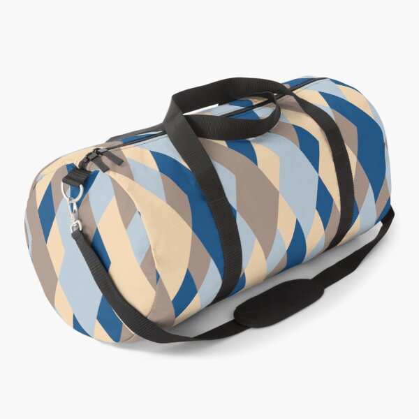 Item preview, Simple geometric ornament with rhombuses in classic blue color palette designed and sold by acidmit.