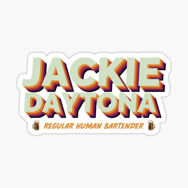Aperçu de l'œuvre Jackie Daytona Barman régulier Jackie Daytona créée et vendue par Loesdegieter.