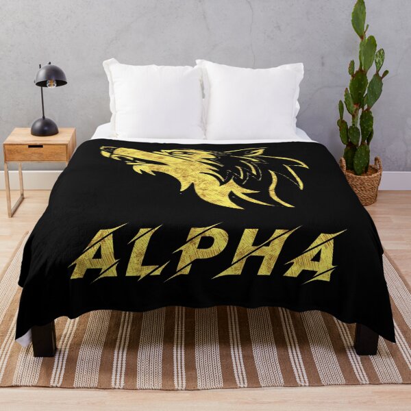 Item preview, ALPHA WOLF Abstract Unique Artwork for the Brave Fearless Intrepid People and Leaders designed and sold by Naumovski.