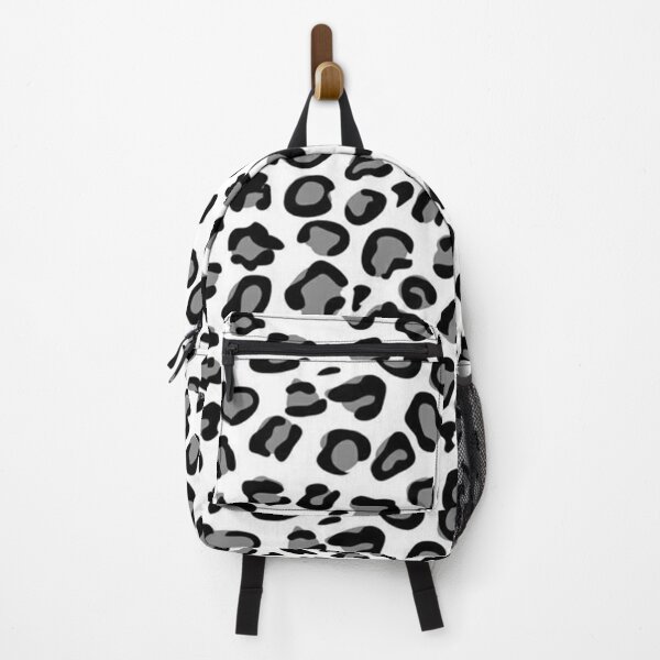 Pastel Pink and Blue Cheetah Pattern Backpack by Alexandra Str