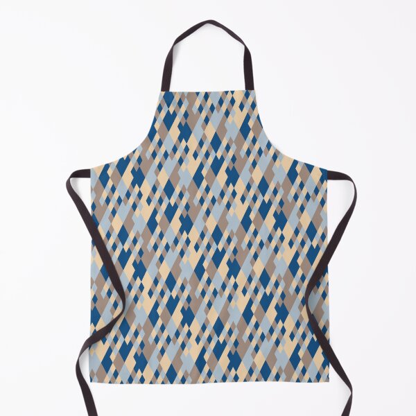 Item preview, Rhombuses in a simple geometric ornament in classic blue color palette designed and sold by acidmit.