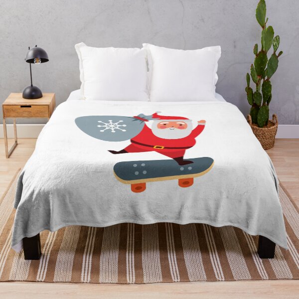 Item preview, Santa Skateboard - Merry Christmas designed and sold by ShawnDzign.