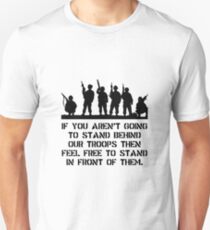 Stand Behind Troops Unisex T-Shirt