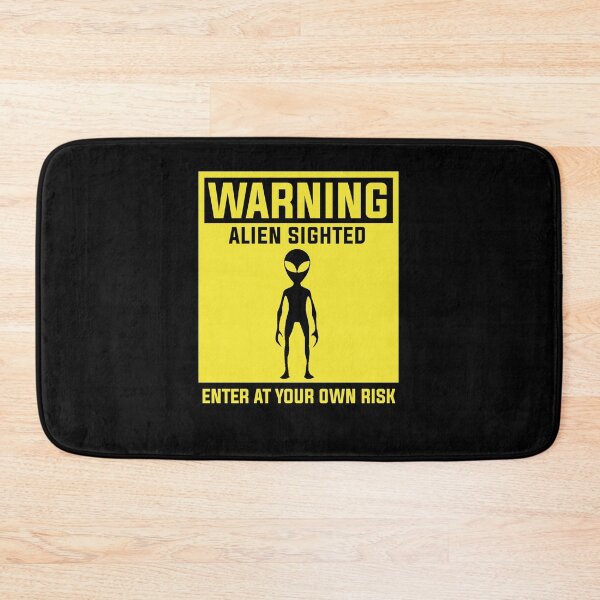 Item preview, Warning Alien Sighted Enter At Your Own Risk Nerd designed and sold by DoSt-997.