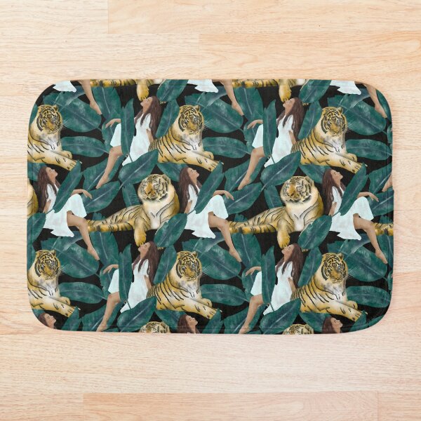 Artikelvorschau, Entspannen Sie sich mit Tigers Muster // Schwarz entworfen und verkauft von Dottadesigns.