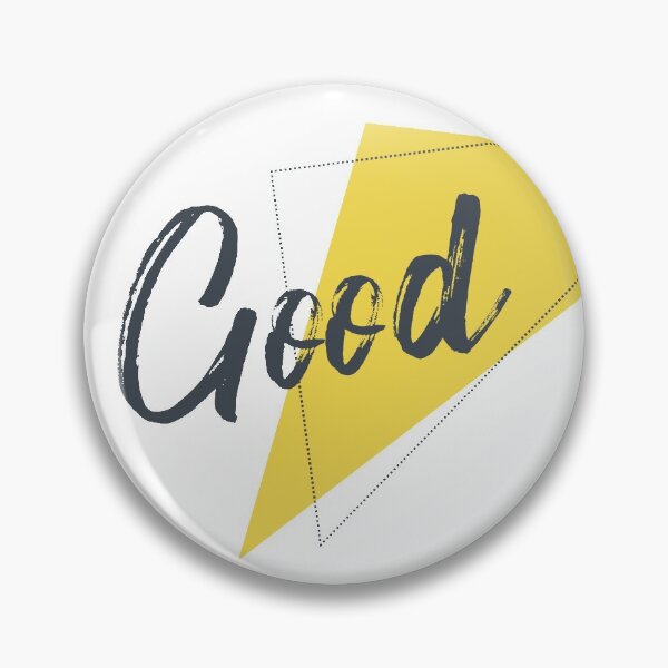 Item preview, Modern, vibrant, bold, playful graphic design of a word "Good"  designed and sold by theendup.