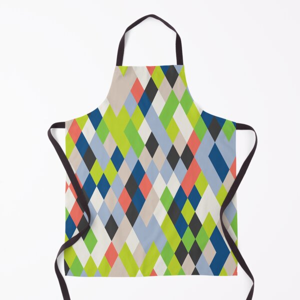 Item preview, Abstract geometric mosaic with rhombuses in random classic blue color palette designed and sold by acidmit.