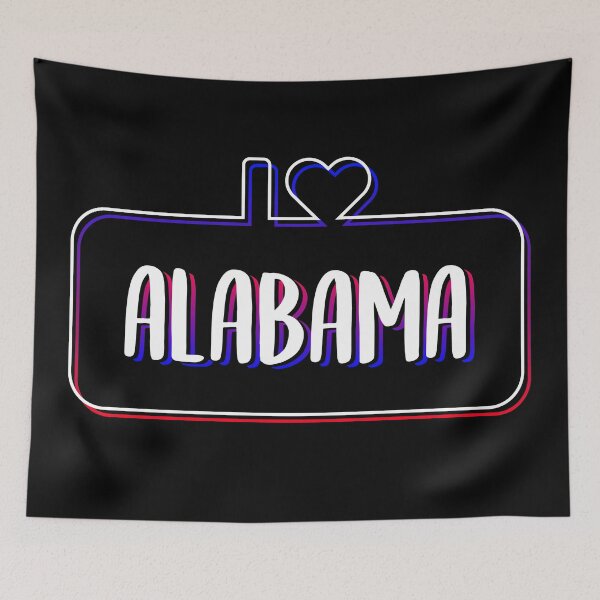Item preview, I Love Alabama Colorful Text designed and sold by RADesigns21.