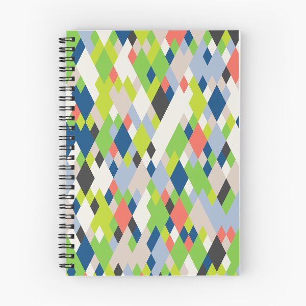 Item preview, Abstract geometric mosaic with rhombuses in random classic blue color palette designed and sold by acidmit.