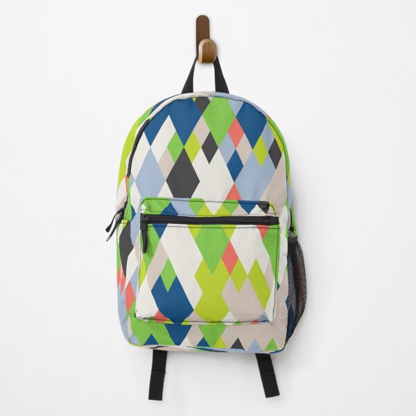 Item preview, Abstract geometric mosaic with rhombuses in random classic blue color palette designed and sold by acidmit.