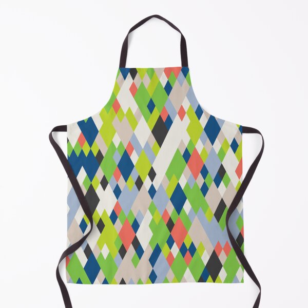 Item preview, Abstract geometric mosaic with rhombuses in random classic blue color palette designed and sold by acidmit.