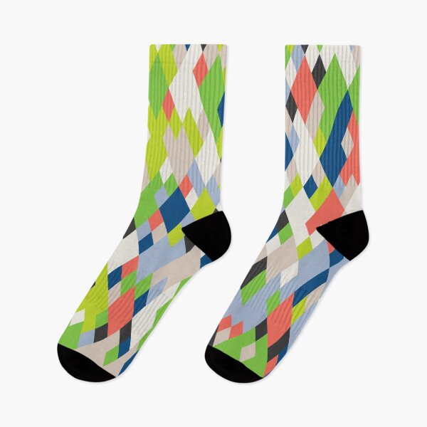 Item preview, Abstract geometric mosaic with rhombuses in random classic blue color palette designed and sold by acidmit.