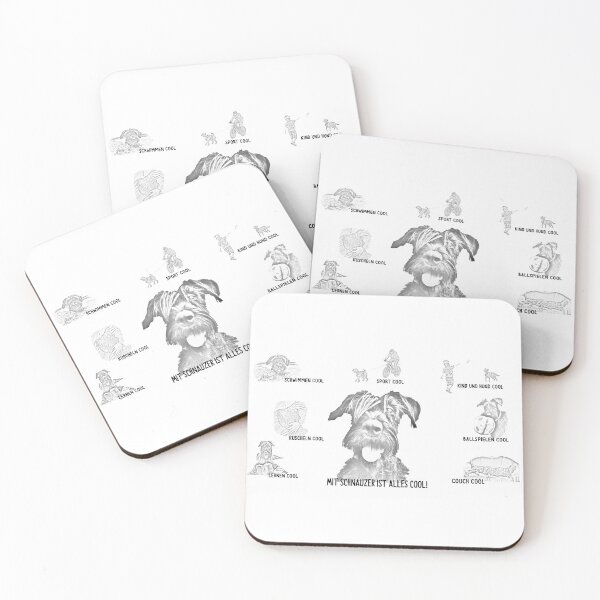 Item preview, Mit Schnauzer ist alles cool designed and sold by Team-rsn.