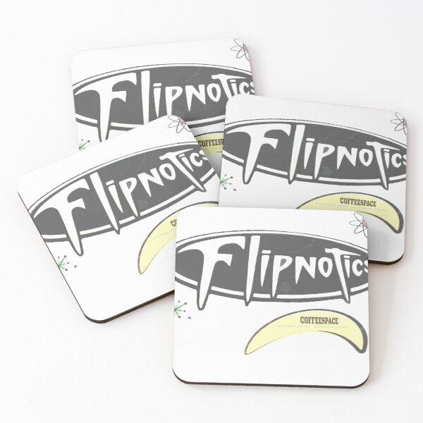 Item preview, FLIPNOTICS coffeehouse, Austin Texas designed and sold by YesterCool Designs.