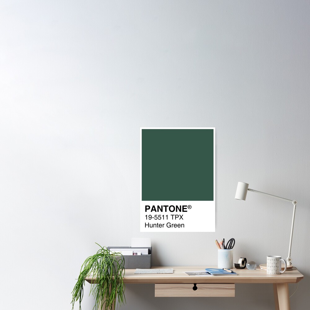 PANTONE Hunter Green Postcard for Sale by Sadaf F K.