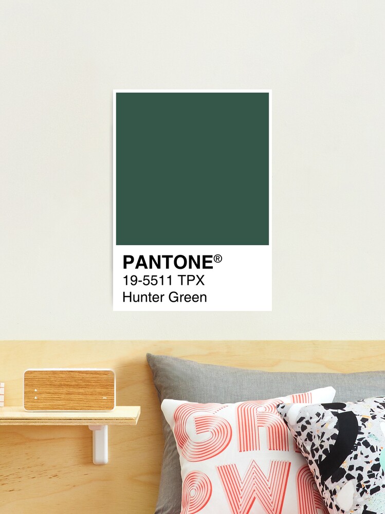 PANTONE Hunter Green Postcard for Sale by Sadaf F K.