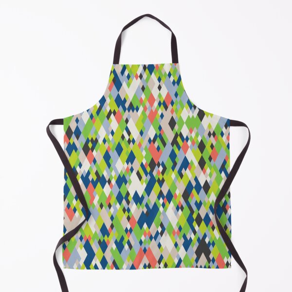 Item preview, Rhombuses in an abstract geometric mosaic in classic blue color palette designed and sold by acidmit.