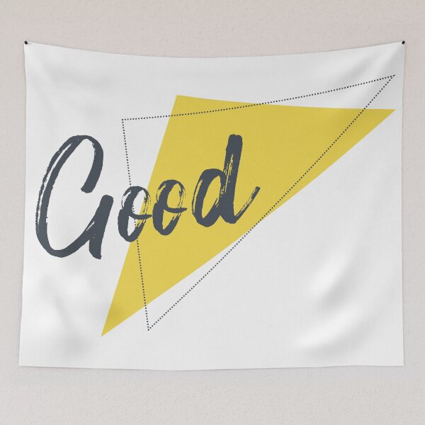 Item preview, Modern, vibrant, bold, playful graphic design of a word "Good"  designed and sold by theendup.