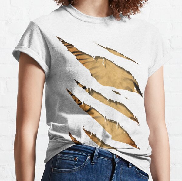 Long ripped outlet t shirt