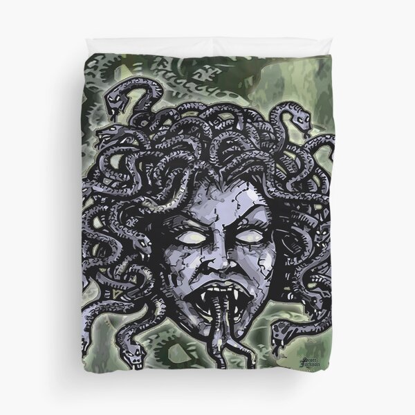 Medusa Gorgon Duvet Cover