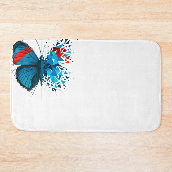 Item preview, Blue and red butterfly effect geometric explosion designed and sold by artetbe.