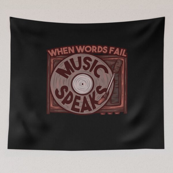 Item preview, When Words Fail Music Speaks Musician Singer Music designed and sold by DoSt-997.
