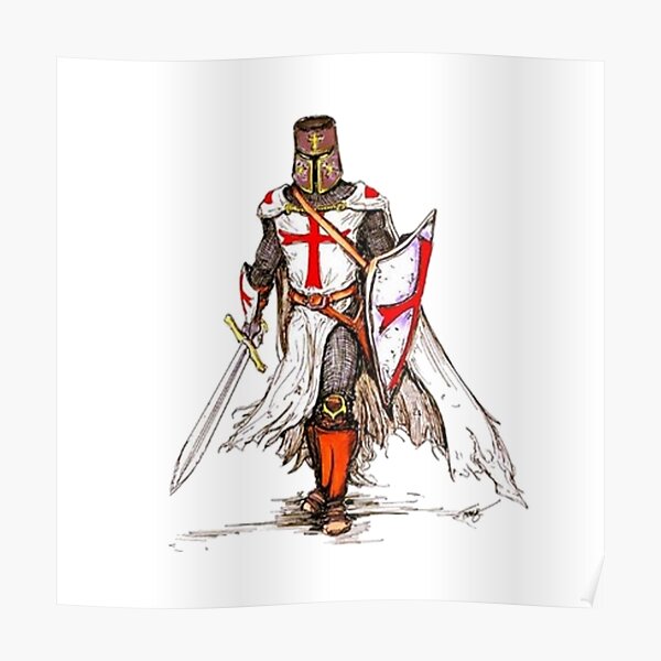 Templar Knight Poster