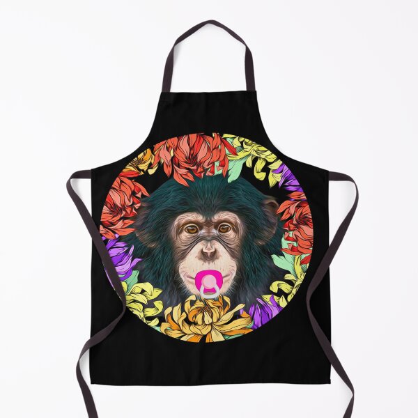 Item preview, Monkey chimpanzee with pacifier designed and sold by umfhn.