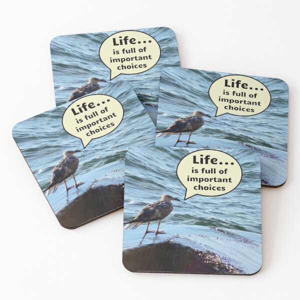 Item preview, Life is full of important choices designed and sold by GalleryNora.