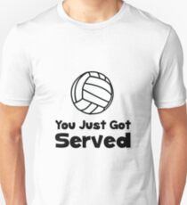 Volleyball Served Unisex T-Shirt