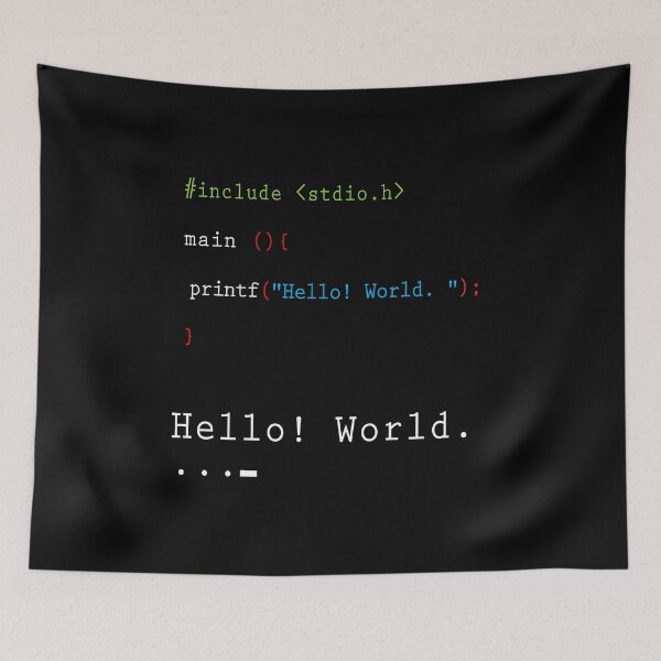 Item preview, coder, Hello World C++ programmer designed and sold by kamilu.