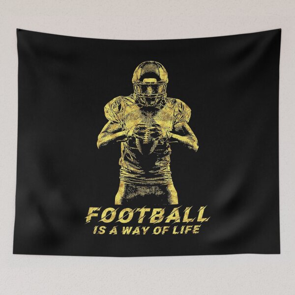 Item preview, Football Player UNIQUE abstract artwork style for the GRIDIRON fans designed and sold by Naumovski.