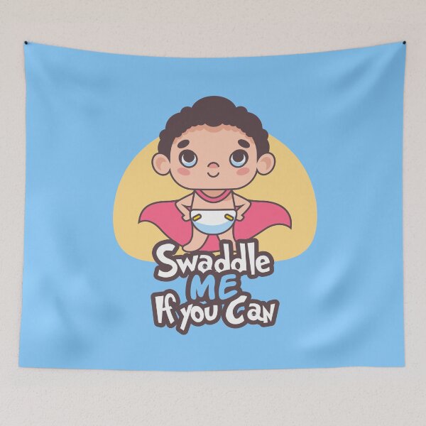 Item preview, Baby Swaddle - Swaddle me if you  can - Gift for new born babies - Izar180 design designed and sold by IZAR180.