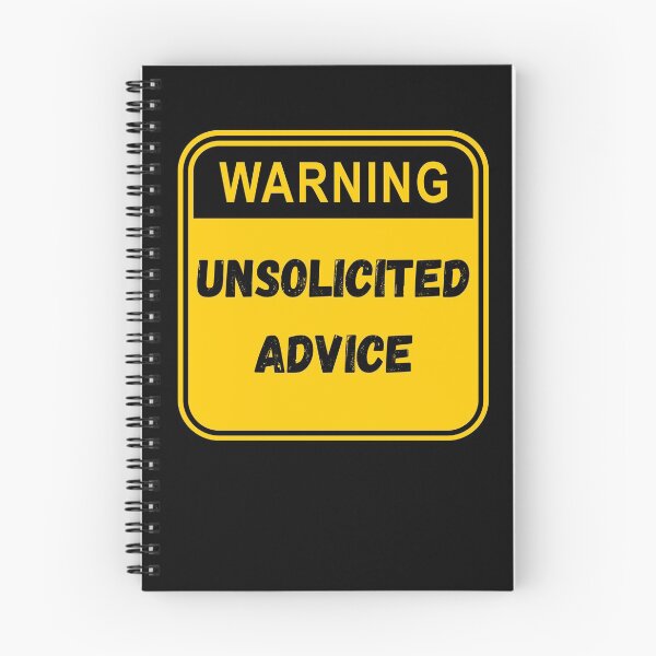 Item preview, Unsolicited Advice Warning designed and sold by TrendingTees4u.