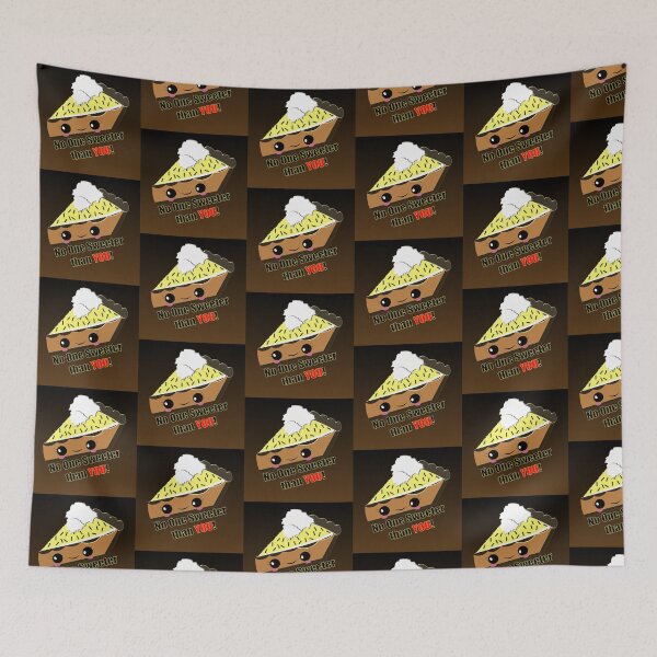 Item preview, Kawai Pie on a Ombre Brown Background designed and sold by EnchantedDreamr.