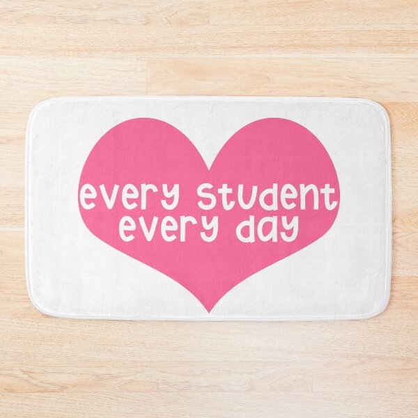 Item preview, Every Student Every Day Heart designed and sold by Kirsten Uecker.