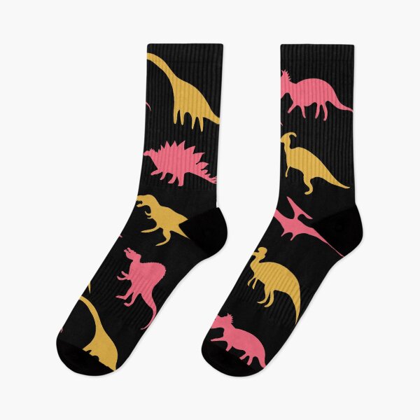 Item preview, Cute Yellow and Pink Dinos designed and sold by Gabriela Simon.