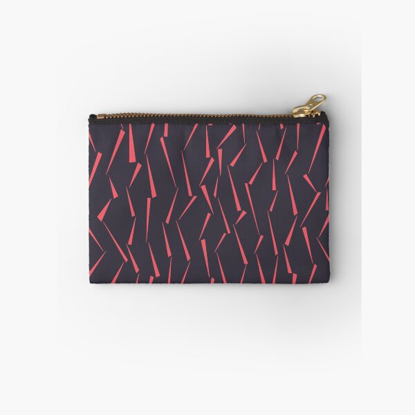 Item preview, Modern, abstract, playful, geometric triangle pattern in red and purple colors designed and sold by theendup.