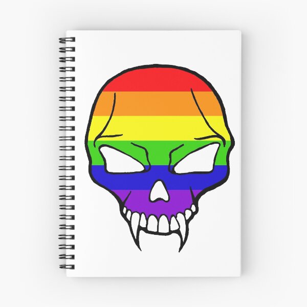 Item preview, Gay Pride Vampire Skull designed and sold by M. Scott Phifer.