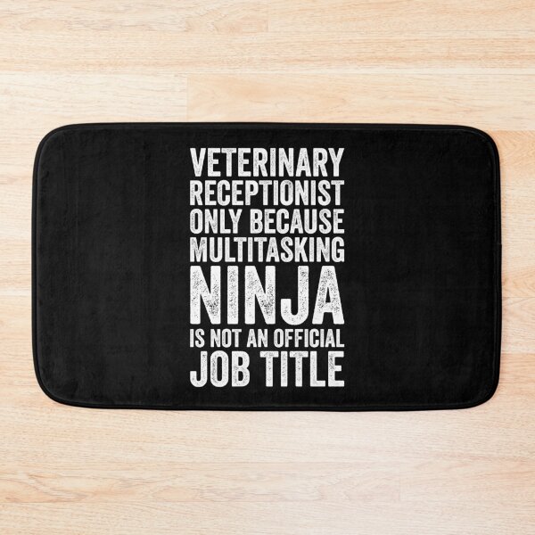 Item preview, Veterinary Receptionist Only Because Multitasking designed and sold by kamrankhan.