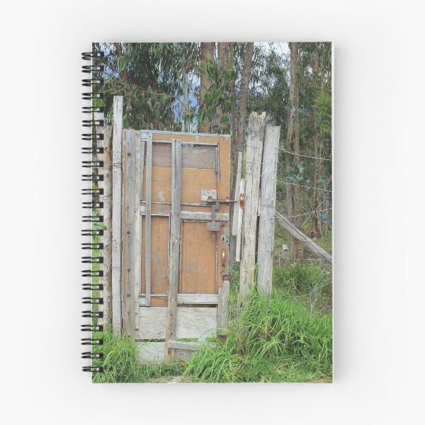 Item preview, Wood Gate in a Barbed Wire Fence designed and sold by rhamm.