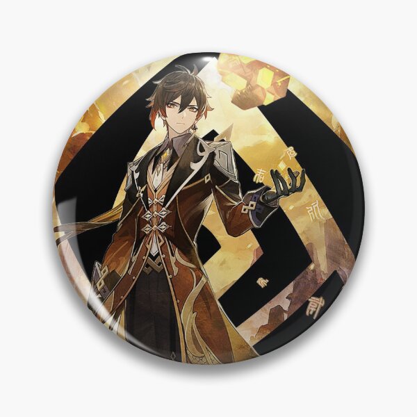 Item preview, Watercolor Zhongli designed and sold by Saikishop.