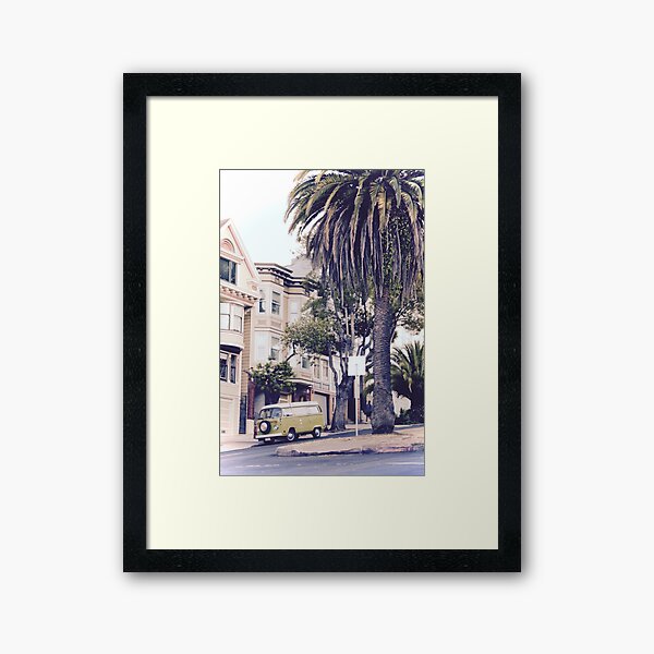 Grüner Van 2 in San Francisco, Kalifornien Gerahmter Kunstdruck