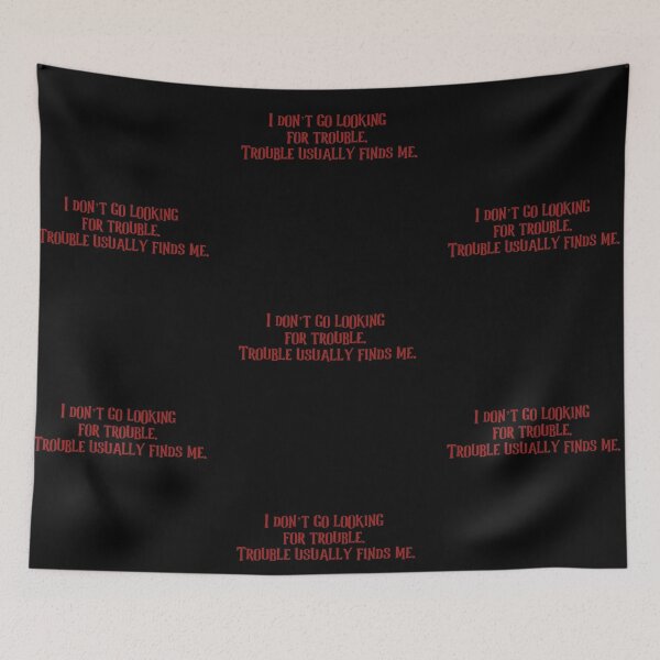 Item preview, Fred and George Weasly Classic Quote Trouble Usually Finds Me designed and sold by FitFabFunny.