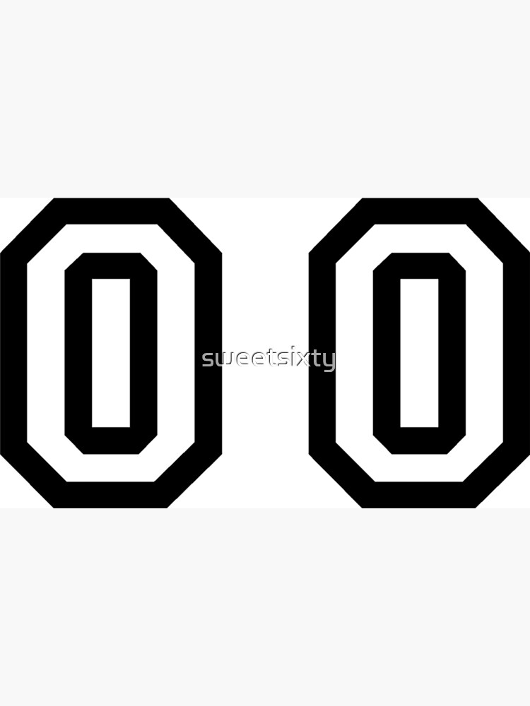 "Double Zero" Poster for Sale by sweetsixty Redbubble